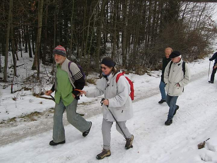 Wanderung durch Schneelandschaft; Bild 2